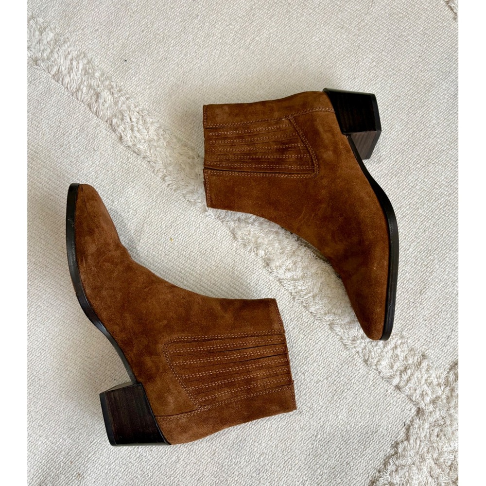 Rag & Bone Cognac Suede Rover Boot - Size 37.5 (7.5)